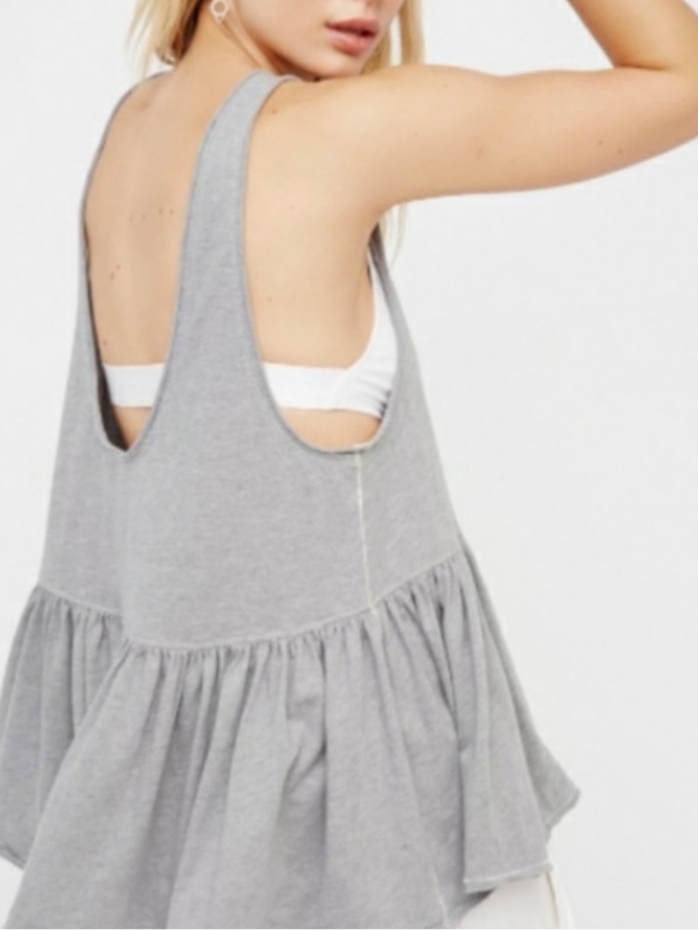 Free People Catina Tank Gray Size XS